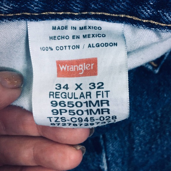 VINTAGE  Distressed High Rise Mom Jeans ~ 34 x 32 - Picture 5 of 7